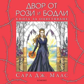 Двор от рози и бодли: Книга за оцветяване (+ подарък моливи)