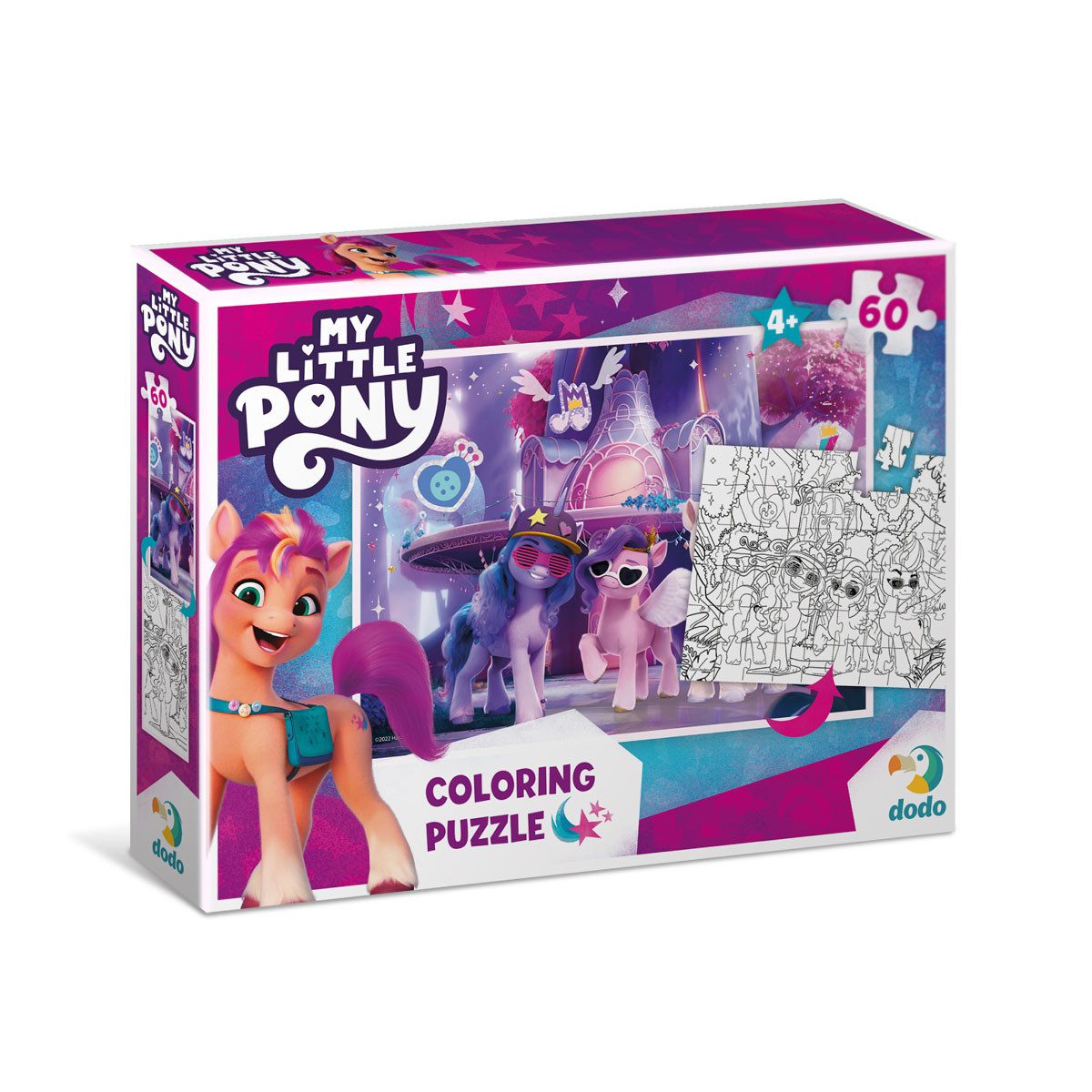 Пъзел DODO 60 части 2 в 1 “My Little Pony