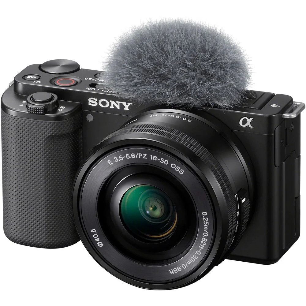 Фотоапарат Sony ZV-E10 за влогинг с обектив SEL 16-50mm f/3.5-5.6 PZ