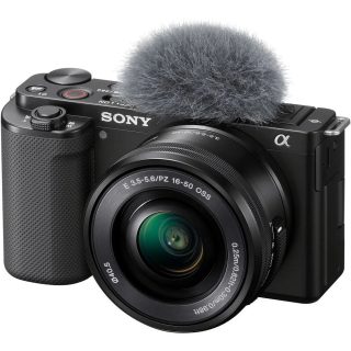 Фотоапарат Sony ZV-E10 за влогинг с обектив SEL 16-50mm f/3.5-5.6 PZ