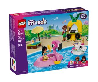 LEGO® Friends 42658 - Парти край басейна с еднорог и фламинго