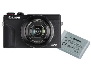Canon PowerShot G7 X Mark III Battery Kit – черен компактен фотоапарат за професионални влогове