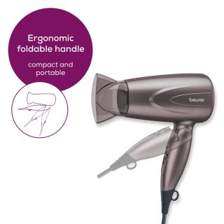 Сешоар Beurer HC 17 Hair dryer, 1 300 W, ergonomic folding handle