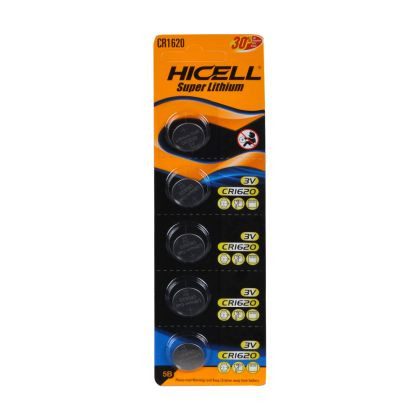 Батерия HICELL EXTRA 5 бр. блистер CR1620