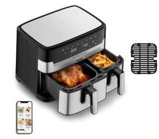 Еър фрайър Tefal EY905D10 DUAL EASY FRY & GRILL SS EU