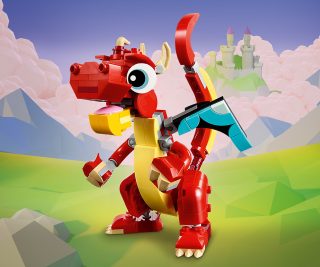LEGO® Creator 31145 - Червен дракон