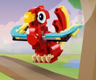 LEGO® Creator 31145 - Червен дракон