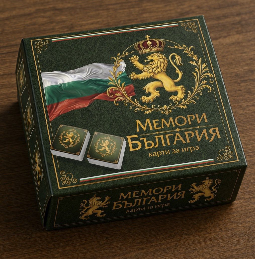 Мемори карти за игра БЪЛГАРИЯ
