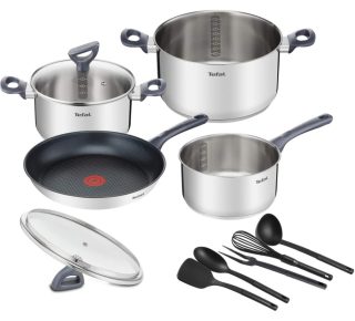 Комплект тигани и тенджери Tefal G713SB45, DAILY COOK Set 11 pcs