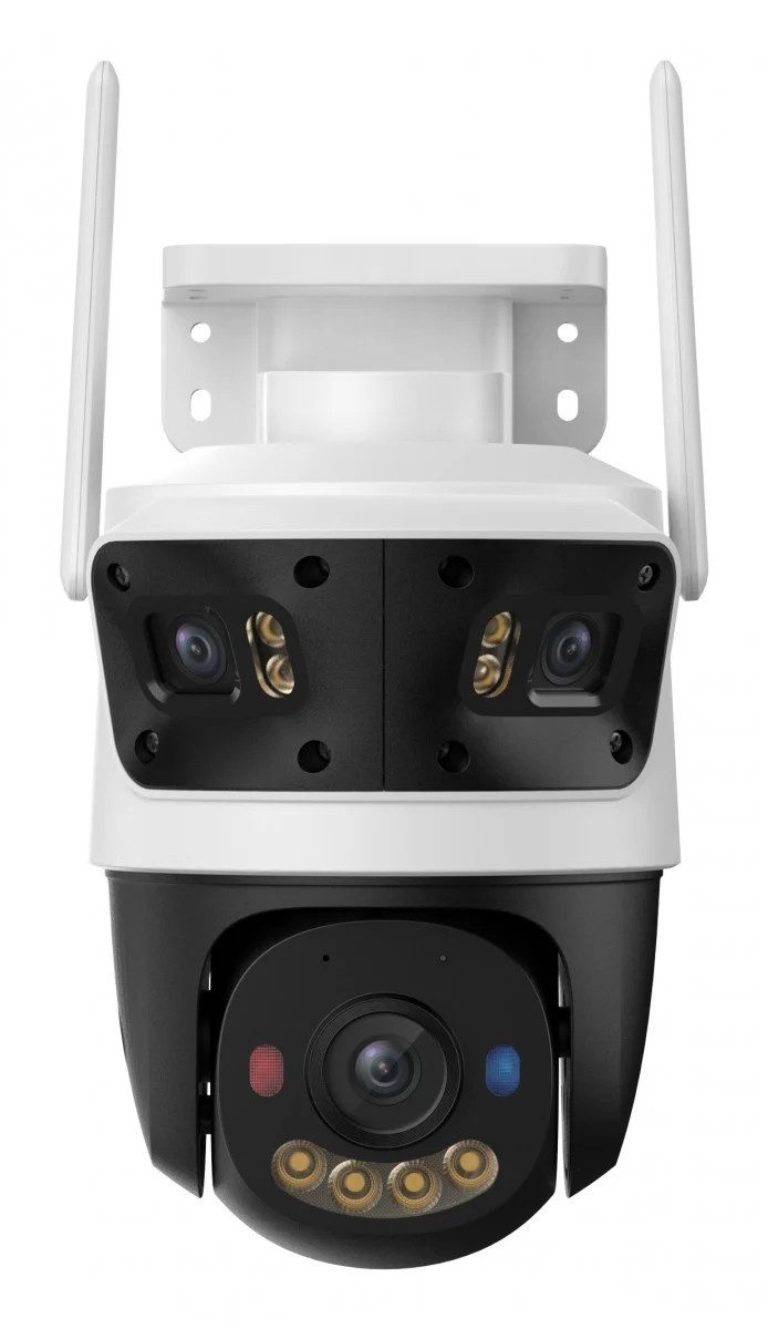 Камера Imou Cruiser Triple 11MP, IPC-S7UP-11M0WED (3MP+3MP+5MP) 2 фиксирани обектива + 1 PT обектив, Full Color Night Vision