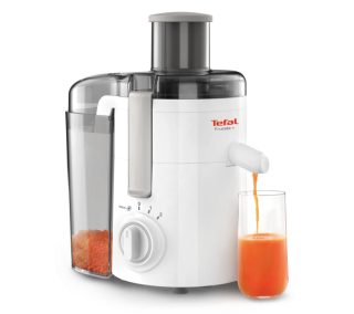 Сокоизстисквачка Tefal ZE370138 Frutelia+, пластмаса, бяла