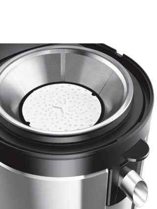 Сокоизстисквачка Bosch MES4010, 1200 W, 3 скорости, 3 л контейнер за пулп, 1.5 л контейнер за сок и пяна, XXL отвор