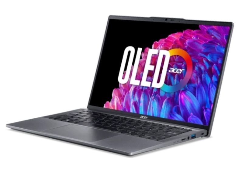 Acer Swift Go SFG14-63-R1DP, AMD Ryzen 7 8845HS (до 5.1GHz,16MB), 14'' CineCrystal OLED WQ2.8K 90Hz (2880x1800), AMD