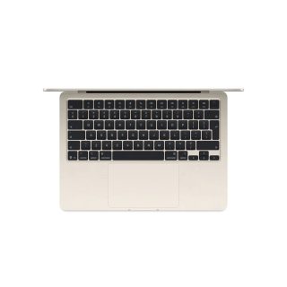 Apple MacBook Air 13.6: Apple M5 чип с 10-ядрен CPU и 8-ядрен GPU, 16GB, 512GB SSD - Starlight