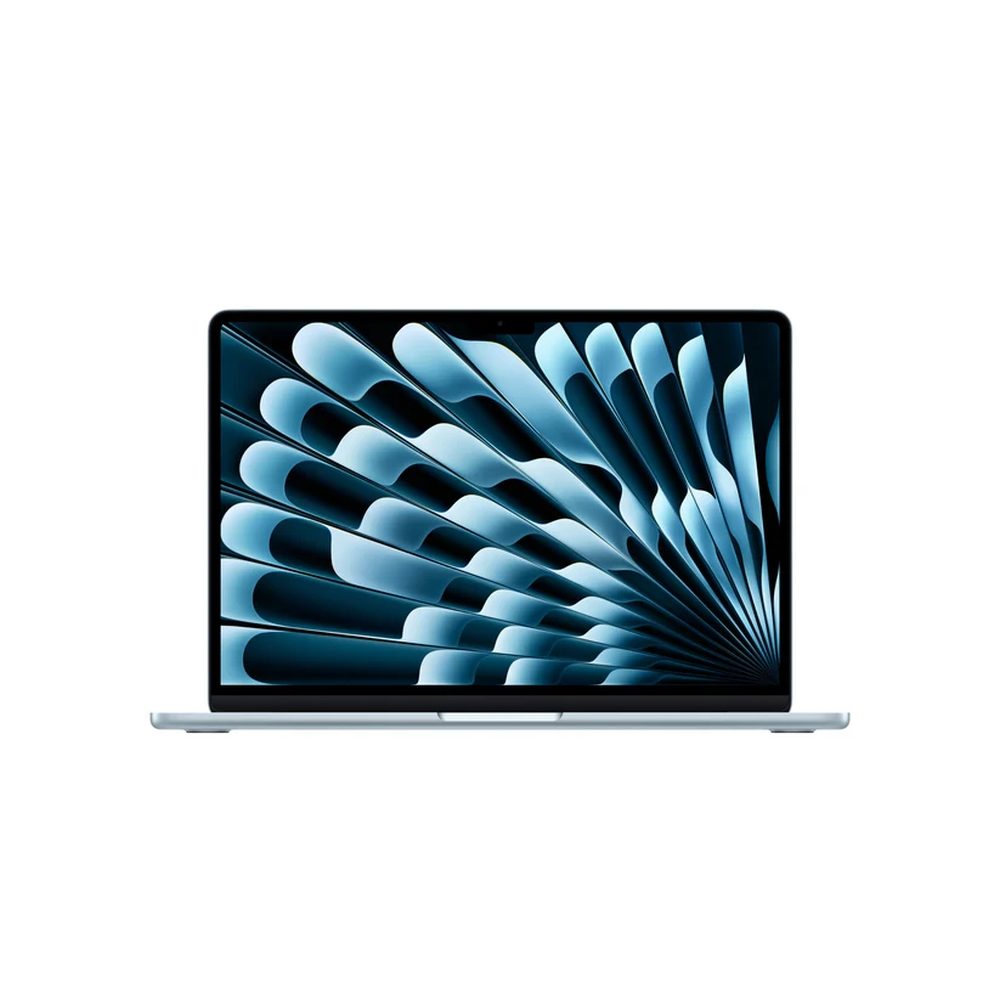 Apple MacBook Air 13.6: Apple M5 чип с 10-ядрен CPU и 8-ядрен GPU, 16GB, 512GB SSD - Небесно синьо