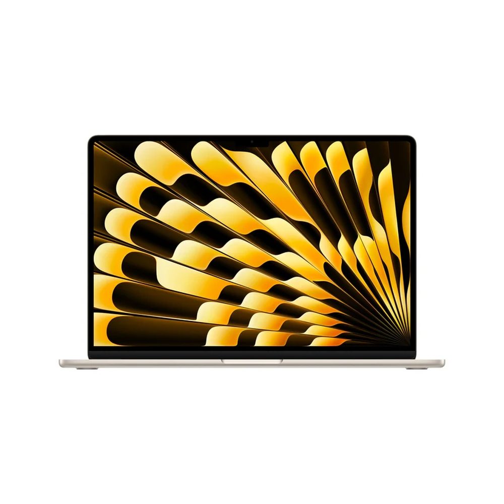 Apple MacBook Air 15.3: Apple M5 чип с 10-ядрен CPU и 10-ядрен GPU, 16GB, 512GB SSD - Starlight