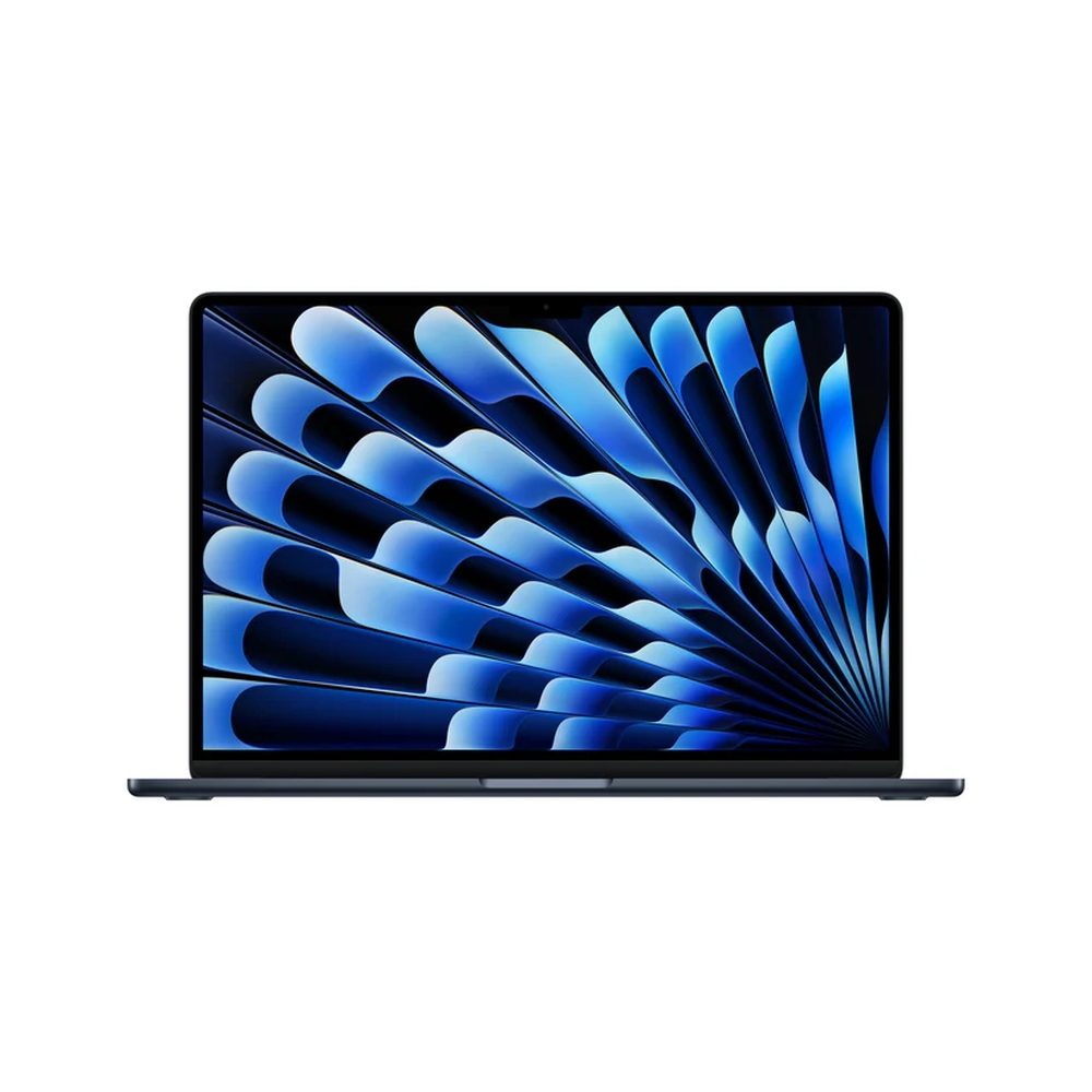 Apple MacBook Air 15.3: Apple M5 чип с 10-ядрен CPU и 10-ядрен GPU, 16GB, 512GB SSD - Midnight