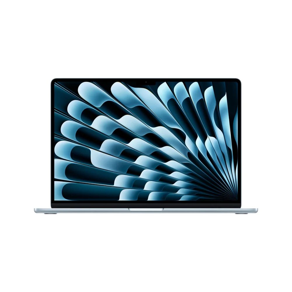 Apple MacBook Air 15.3: Apple M5 чип с 10-ядрен CPU и 10-ядрен GPU, 16GB, 512GB SSD - Небесно синьо