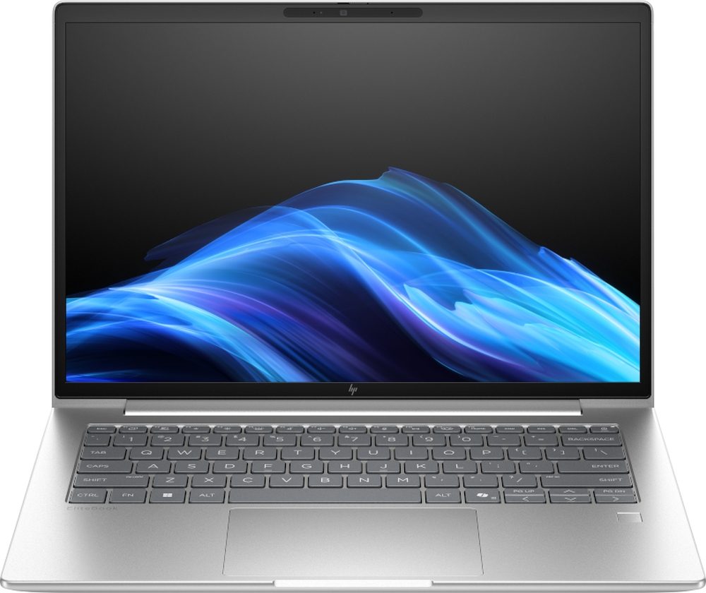 HP EliteBook 6 G1i AI 14" Pike Silver, Ultra 7-255U (до 5.2GHz/12MB/12C), 14" WUXGA AG 300nits, 16GB 5600MHz 1DIMM, 51Wh