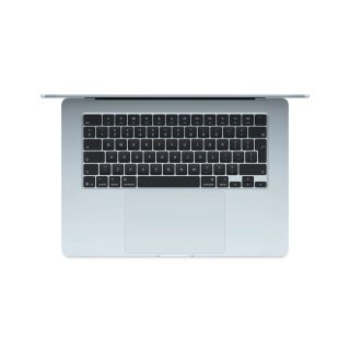 Apple MacBook Air 15.3: Apple M5 чип с 10-ядрен CPU и 10-ядрен GPU, 16GB, 1TB SSD - Небесно синьо