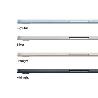 Apple MacBook Air 15.3: Apple M5 чип с 10-ядрен CPU и 10-ядрен GPU, 24GB, 1TB SSD - Сребрист