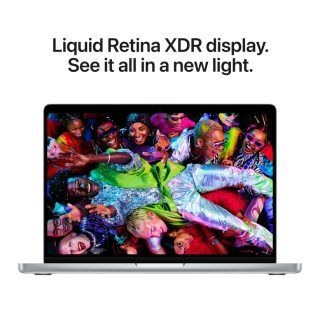 Apple 14-инчов MacBook Pro: Apple M5 чип с 10-ядрен CPU и 10-ядрен GPU, 32GB, 1TB SSD - Сребрист