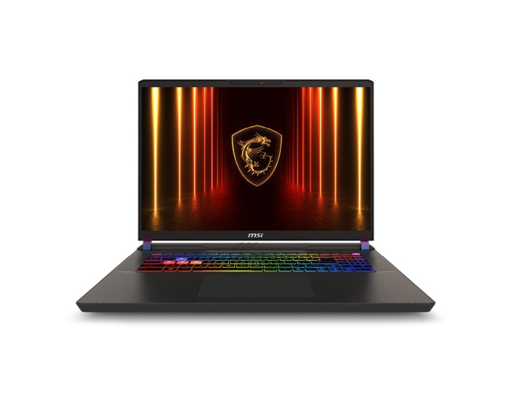 Лаптоп MSI Vector 17 HX AI A2XWJG, NVIDIA GeForce RTX 5090 24GB GDDR7 1824 AI TOPS, Intel Core Ultra 9 275HX (24C/24T до 5.4 GHz, 36 MB), 17" 16:10 QHD+ (2560x1600), 240Hz, 32GB 2x16 до DDR5-6400, 1TB PCIe Gen4x4 SSD, Intel Killer Wi-Fi 7, Windows 11 Home