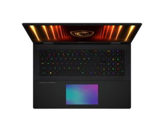 Лаптоп MSI Titan 18 HX AI A2XWJG, NVIDIA GeForce RTX 5090 24GB GDDR7, Intel Core Ultra 9 285HX, 18" 16:10 UHD+ (3840x2400), MiniLED, 120Hz, 64GB DDR5 6400MHz 32GBx2, 2TB NVMe PCIe Gen5x4 SSD, 2TB NVMe PCIe Gen4x4 SSD x2, Intel Killer Wi-Fi 7, Windows 11 Pro