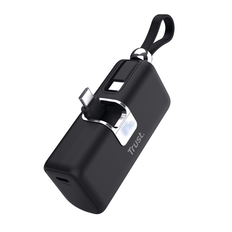 TRUST Pacto 5000 mAh Портативна батерия Черна