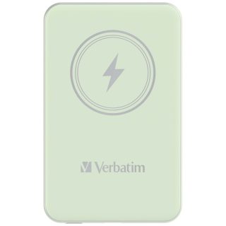 Verbatim MCP-5GN Power Pack 5000 mAh с UBS-C PD 20W / Магнитно безжично зареждане 15W Зелено