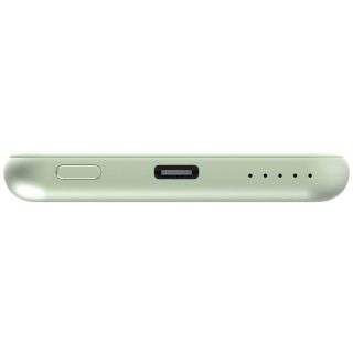 Verbatim MCP-5GN Power Pack 5000 mAh с UBS-C PD 20W / Магнитно безжично зареждане 15W Зелено