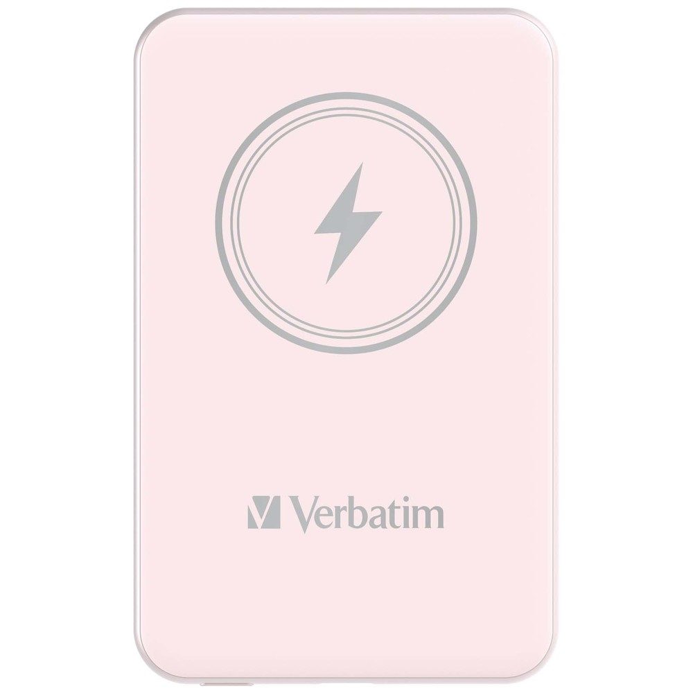 Verbatim MCP-5PK Power Pack 5000 mAh с UBS-C PD 20W / Магнитно безжично зареждане 15W Розов