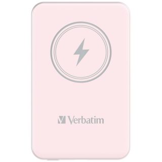 Verbatim MCP-5PK Power Pack 5000 mAh с UBS-C PD 20W / Магнитно безжично зареждане 15W Розов