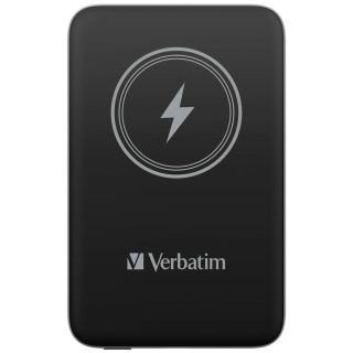 Verbatim MCP-10BK Power Pack 10000 mAh с USB-C PD 20W / Магнитно безжично зареждане 15W Черен