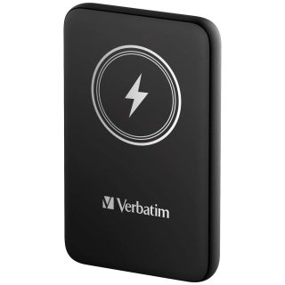Verbatim MCP-10BK Power Pack 10000 mAh с USB-C PD 20W / Магнитно безжично зареждане 15W Черен