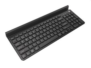 Natec клавиатура Felimare US Layout безжична Bluetooth + 2.4 GHz тънка поставка за телефон/таблет, черна