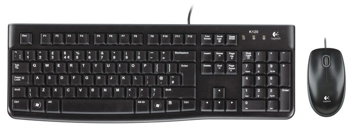 Logitech Desktop MK120 - US INTL - EER