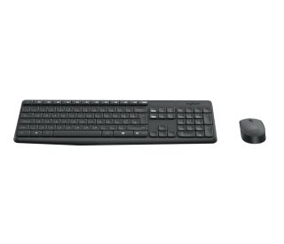 Logitech MK235 Безжичен комплект клавиатура и мишка - Сив - US INTL