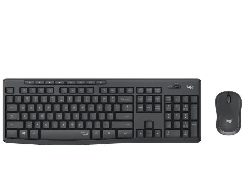 Logitech MK295 Silent Wireless Combo - Graphite - US INTL - 2.4GHz - INTNL
