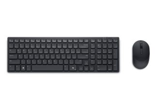 Dell Pro Compact Silent Keyboard and Mouse - KM555 - US International (QWERTY)