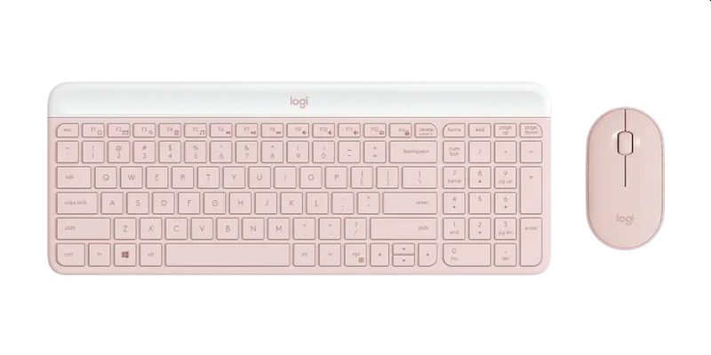 Logitech MK470 Slim Combo - ROSE - US INT'L - INTNL-973
