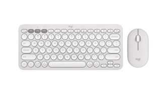 Logitech Pebble 2 Combo - TONAL WHITE - US INT'L - 2.4GHZ/BT - N/A - INTNL-973 - UNIVERSAL