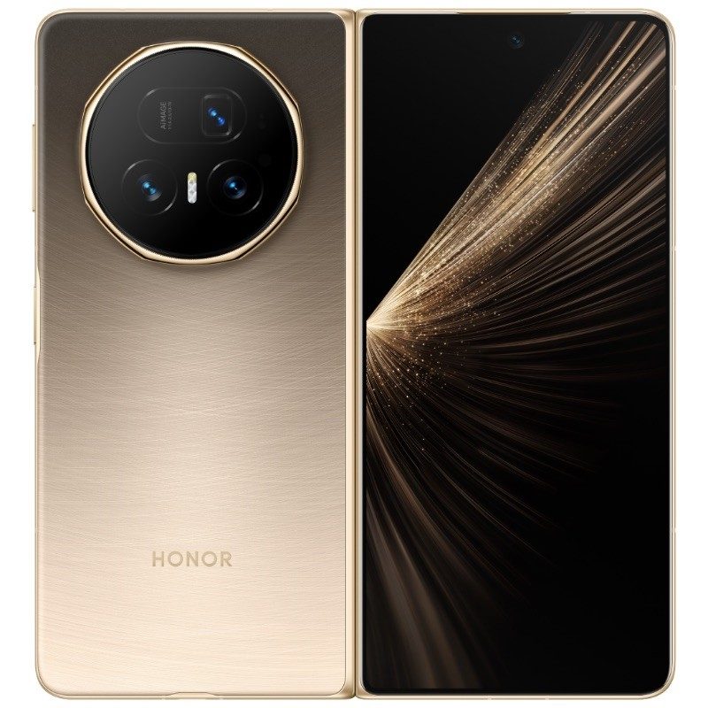 Сгъваем смартфон Honor Magic V5, Dawn Gold, 6.43" / 7.95" OLED, Snapdragon 8 Elite, 16GB RAM, 512GB памет, 5G