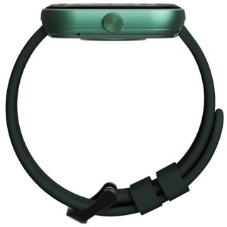Смарт часовник HiFuture Lume Тъмнозелен, 1.85" IPS, двуядрен процесор, авиационен ултралек алуминиев корпус, Bluetooth разговори, 3D потребителски интерфейс, водоустойчивост 1ATM, 24/7 мониторинг на пулс и кислород в кръвта, 100+ спортни режима, до 7 дни употреба