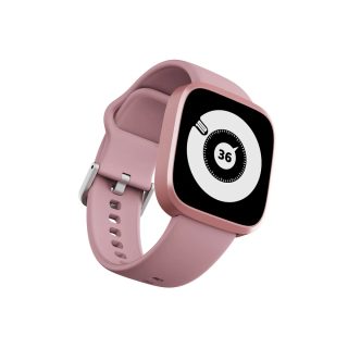 Смарт часовник HiFuture Edge Pink, 1.72" HD дисплей, двуядрен процесор, Bluetooth разговори, 1ATM водоустойчив, 24/7 пулс и кислород в кръвта, 100+ спортни режима, до 7 дни батерия