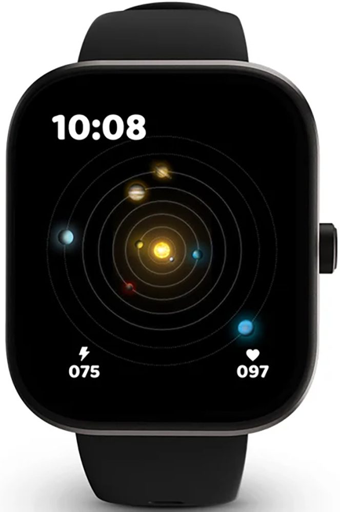 Смарт часовник HiFuture Lume Pro, Black Coffee, 1.85" AMOLED, Always on Display, двуядрен процесор, ултралек авиационен алуминиев корпус, Bluetooth разговори, 3D интерфейс, водоустойчивост 1ATM, 24/7 сензор за пулс и кръвен кислород, 100+ спортни режима, до 7 дни батерия
