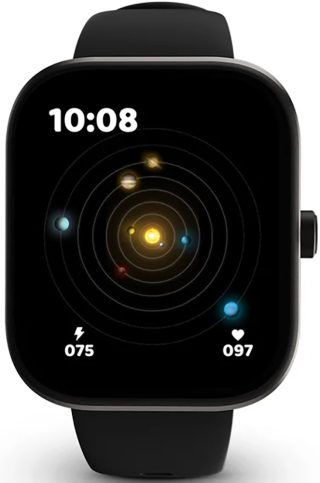 Смарт часовник HiFuture Lume Pro, Black Coffee, 1.85" AMOLED, Always on Display, двуядрен процесор, ултралек авиационен алуминиев корпус, Bluetooth разговори, 3D интерфейс, водоустойчивост 1ATM, 24/7 сензор за пулс и кръвен кислород, 100+ спортни режима, до 7 дни батерия