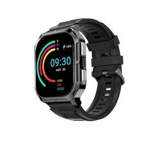 Смарт часовник HiFuture Ultra 3 Black, 2.0" IPS, 240x296, Bluetooth разговори, IP68 водоустойчив, 24/7 сензор за пулс и кислород в кръвта, до 7 дни употреба, 100+ спортни режима
