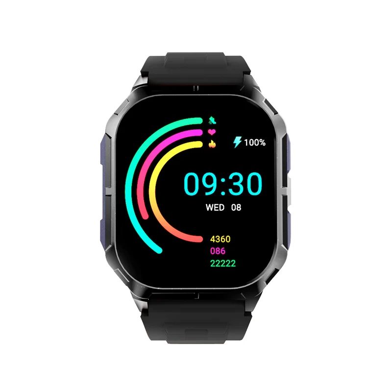 Смарт часовник HiFuture Ultra 3 Black, 2.0" IPS, 240x296, Bluetooth разговори, IP68 водоустойчив, 24/7 сензор за пулс и кислород в кръвта, до 7 дни употреба, 100+ спортни режима