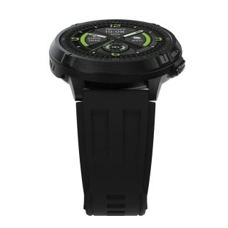 HiFuture MIX3 Black смарт часовник, 1.43" AMOLED, 466*466, с двуядрен процесор и Syntra AI, Bluetooth разговори, водоустойчивост 3ATM, компас и алтиметър, 24/7 сензор за сърдечен пулс и кислород в кръвта, до 10 дни употреба